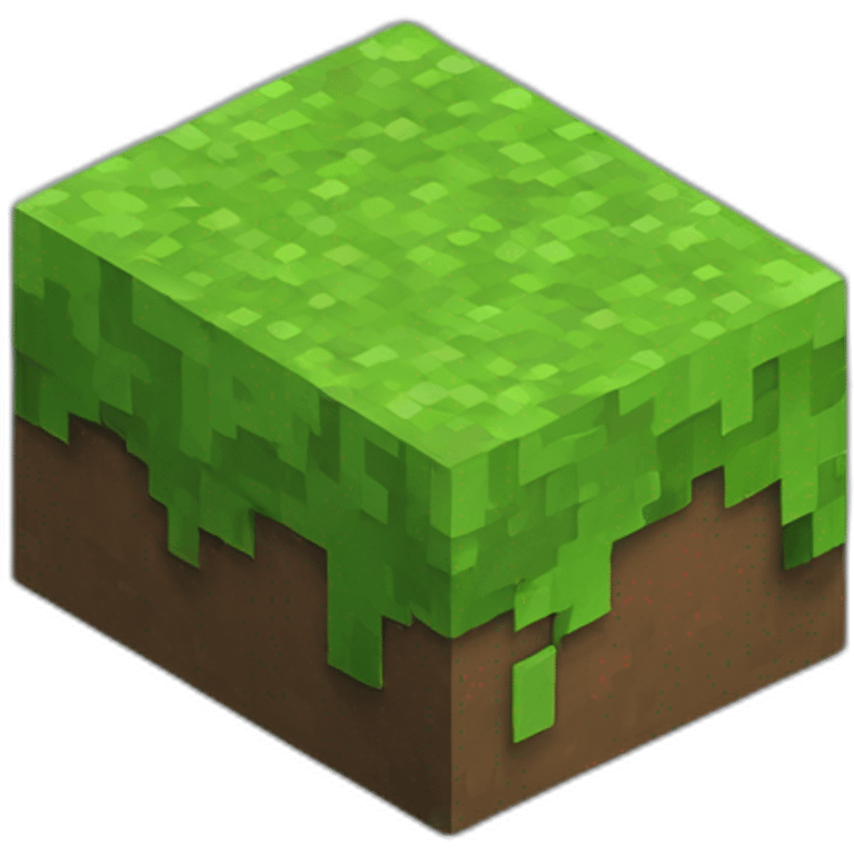 Minecraft grass block emoji