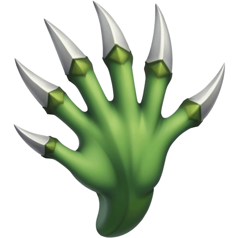 dinosaur claws, like symbol emoji