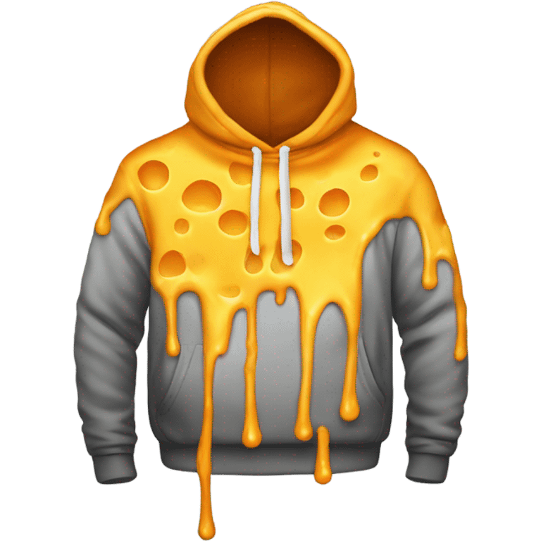 Melted cheese hoodie  emoji