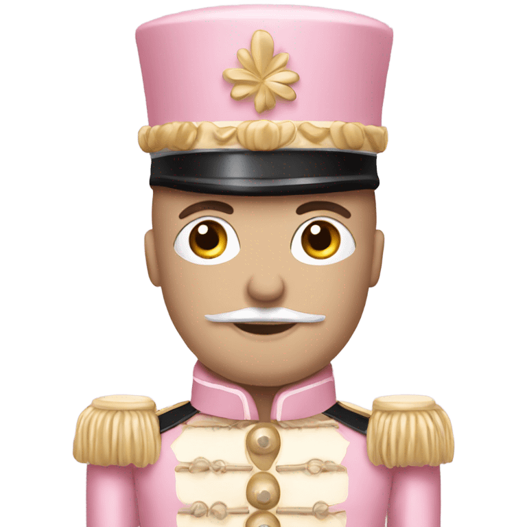 Soft pink nutcracker emoji