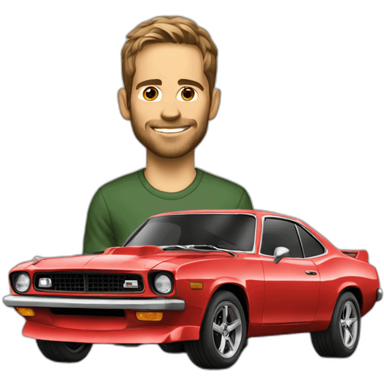 Cars paul Walker  emoji