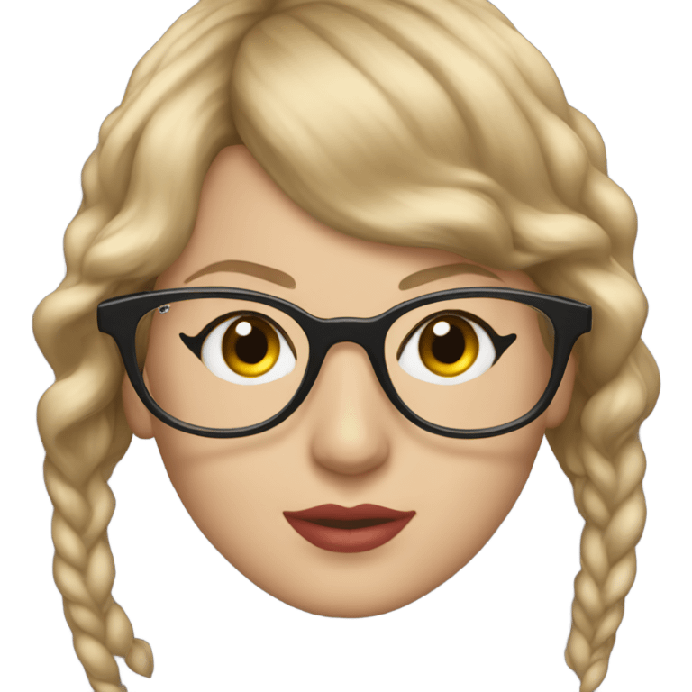 Taylor Swift glasses  emoji