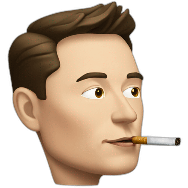 elon musk smoking emoji