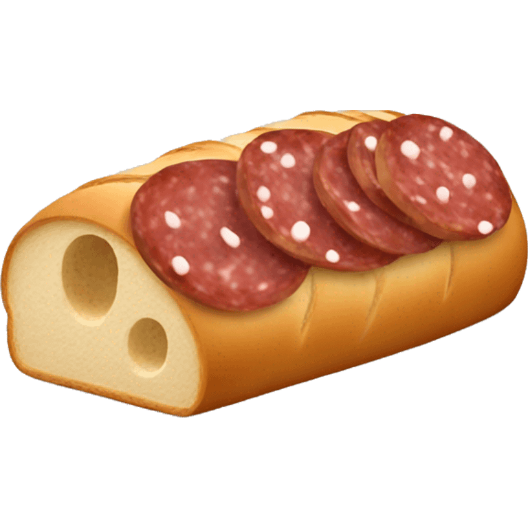 bread with salami emoji