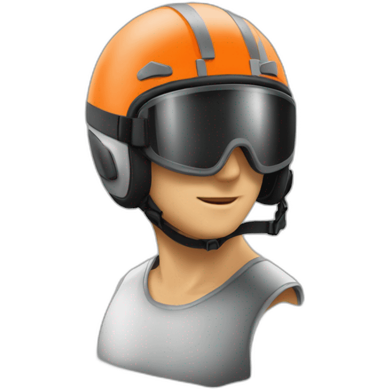 Casque course homme emoji