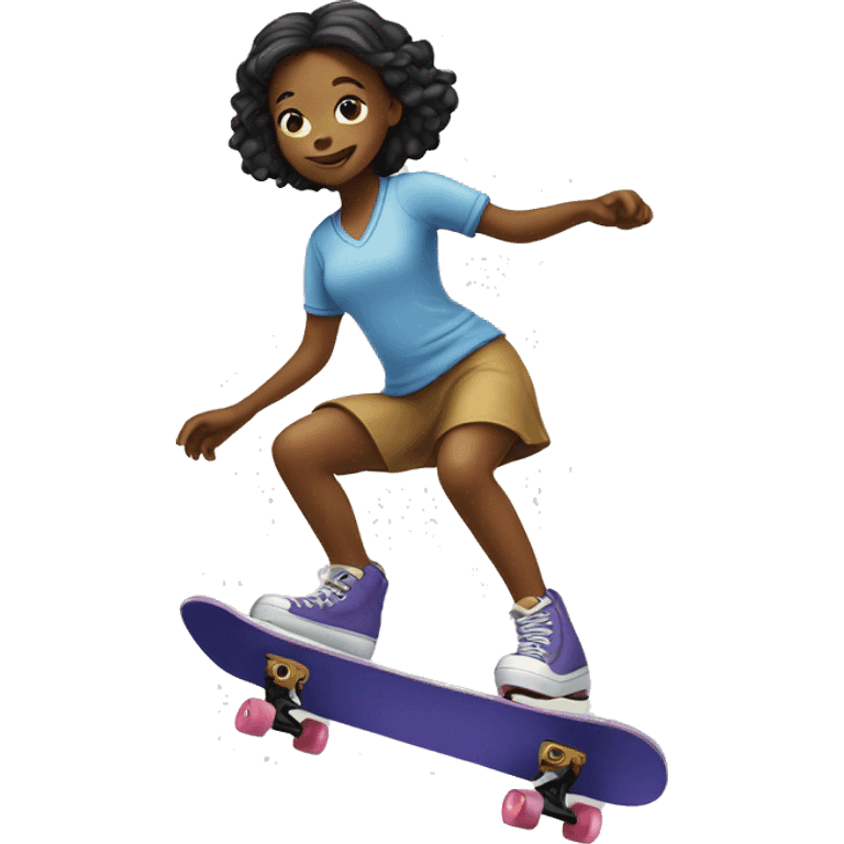 girl figure skateing emoji