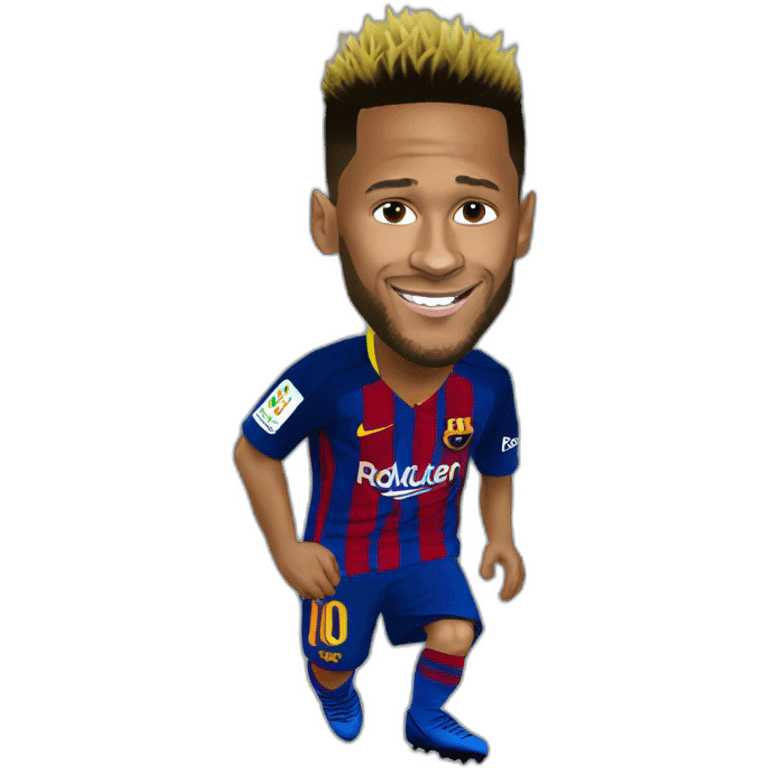 Neymar sur messi emoji