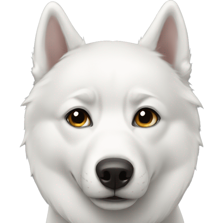 white husky emoji