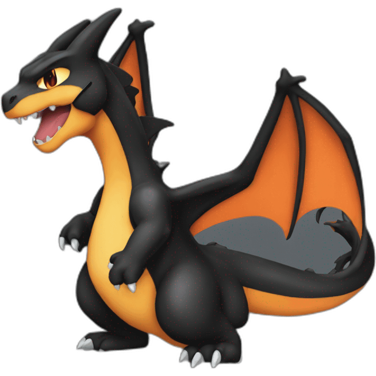 Black Charizard emoji