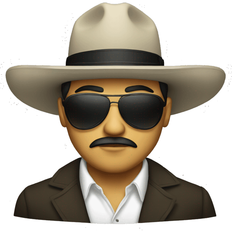 mexican gangster with hat emoji