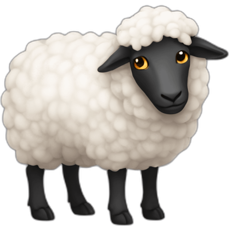 Dark dragon slip on a sheep emoji