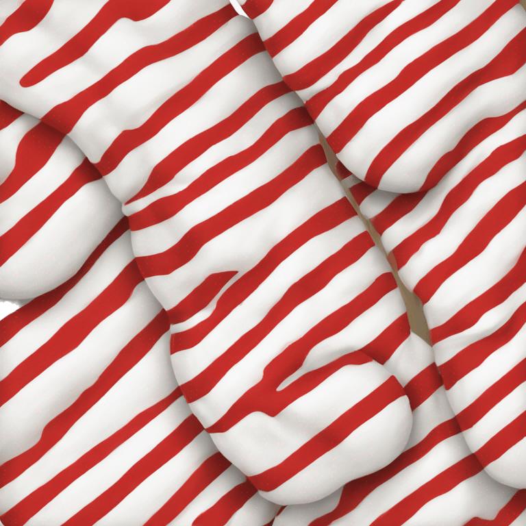 RED AND WHITE STRIPED Christmas socks emoji