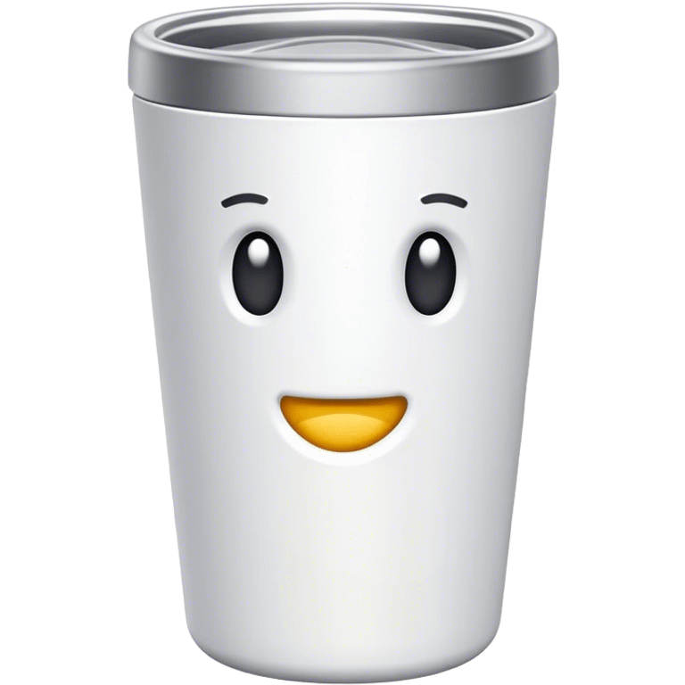 White stanley tumbler emoji