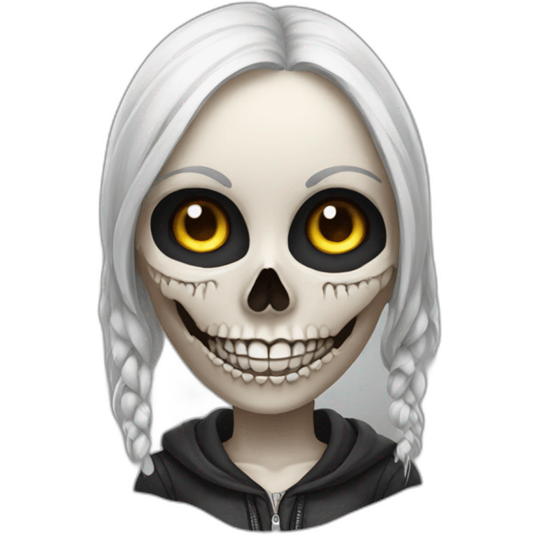 Skull girl emoji