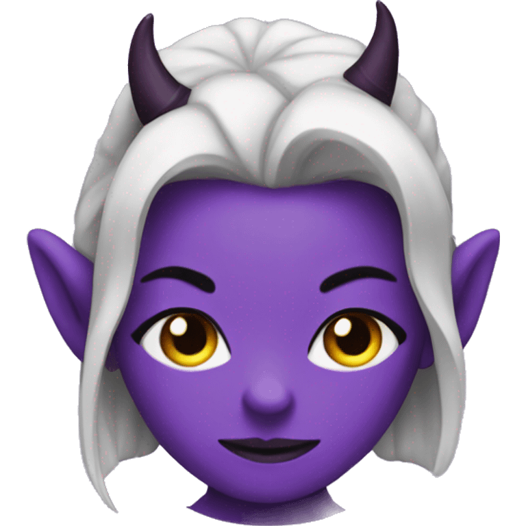 Purple devil girl emoji