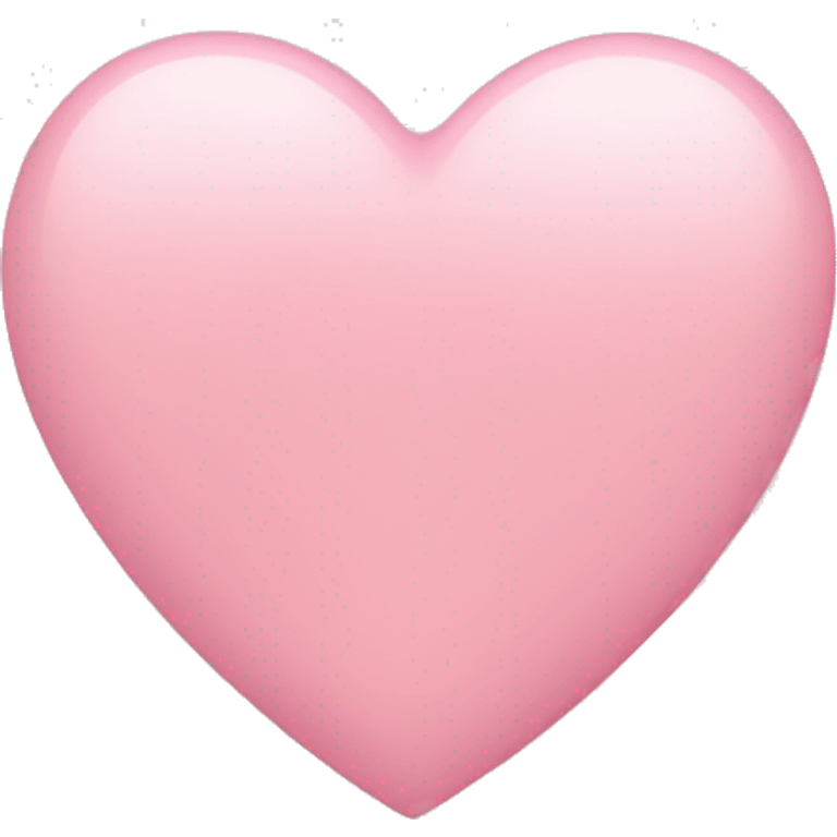 Light pink heart emoji