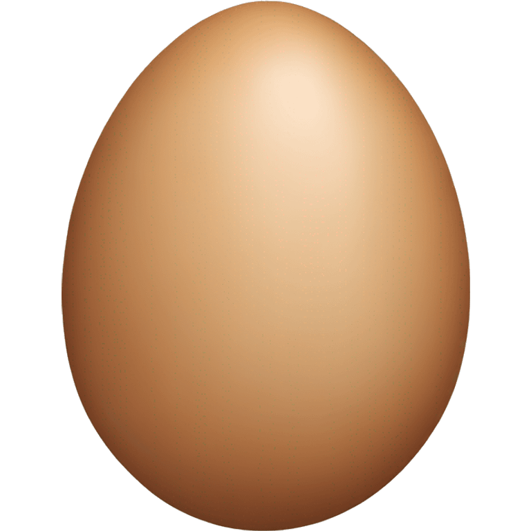 brown egg emoji