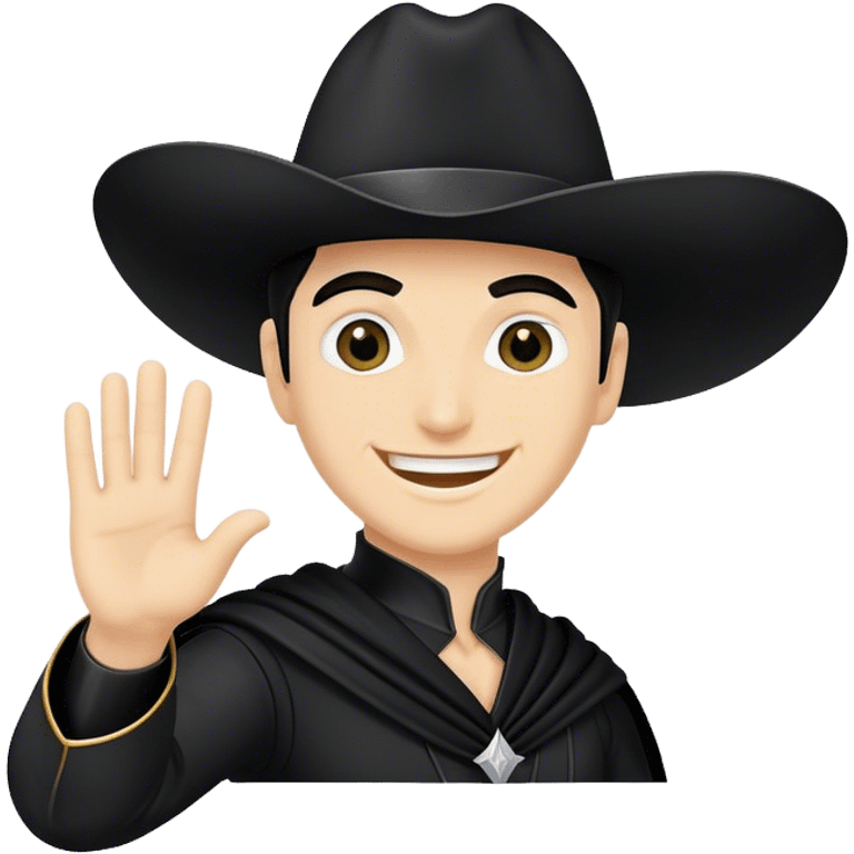 zorro feliz saludando emoji