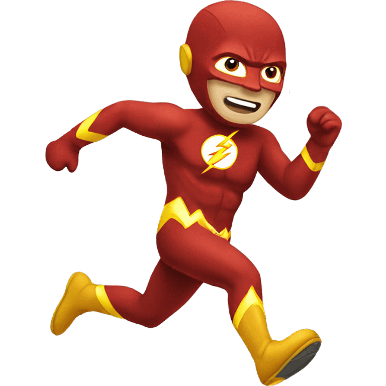 flash man running emoji