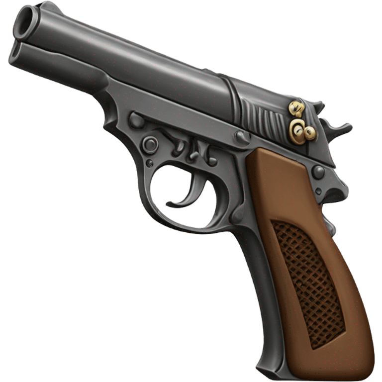 The Great insipider emoji: russian pistol emoji