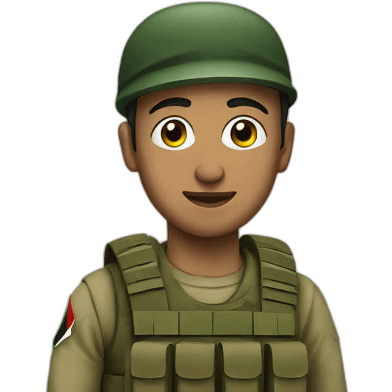 Palestinian soldier emoji