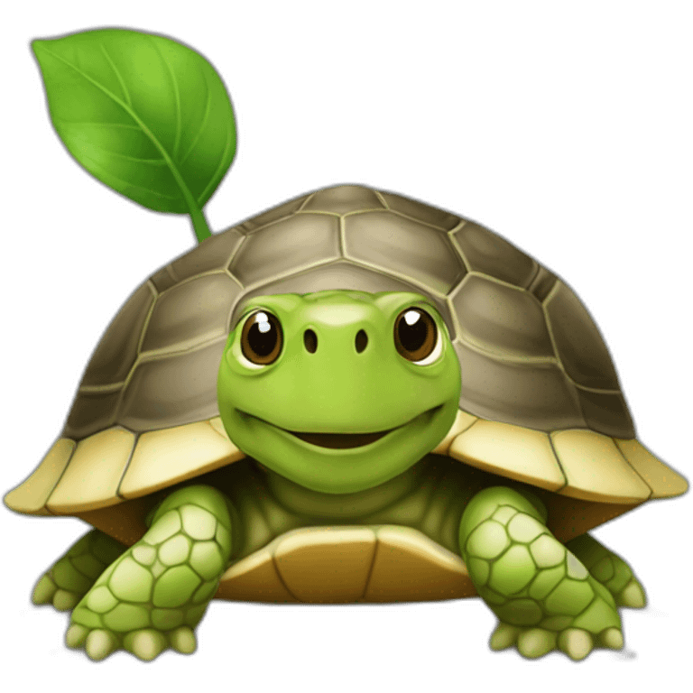 une tortue aveugle emoji