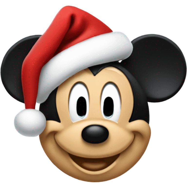 Santa Mickey Mouse  emoji