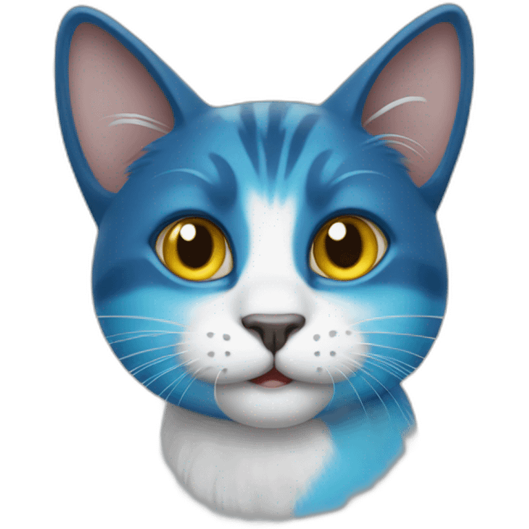 smurf cat emoji