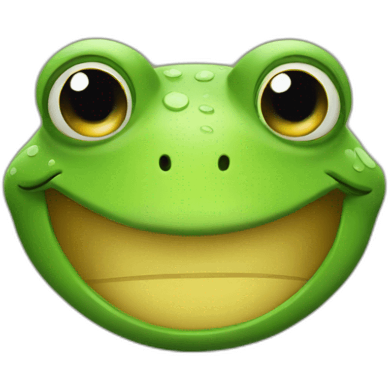 frog smiling emoji