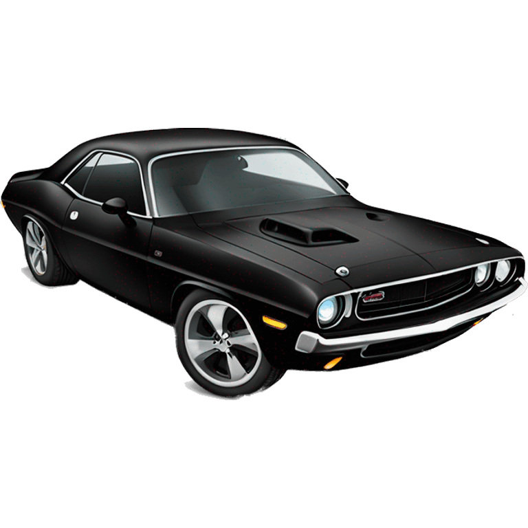 dominic toretto's black dodge challenger 1969 emoji