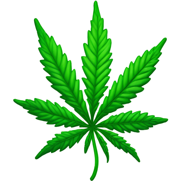 Weed leaf emoji