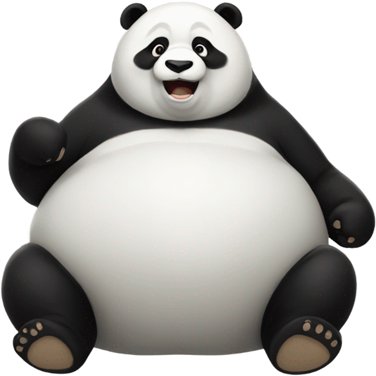 Fat panda emoji