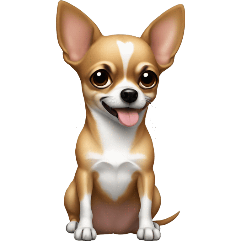 Chihuahua mit punkten braun  emoji