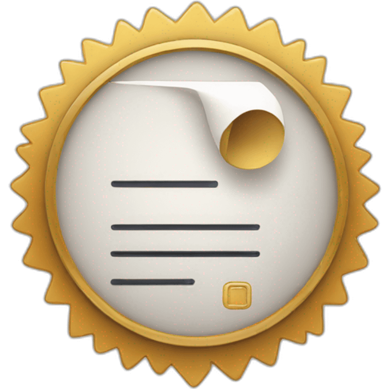 certification emoji