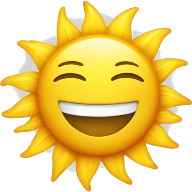 Sun with smile  emoji