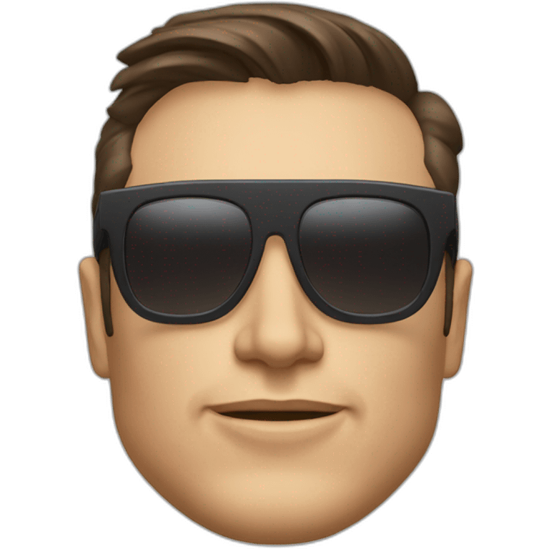 Elon Musk sunglasses emoji