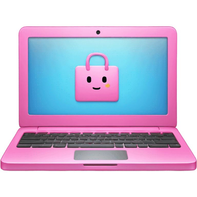 pink cute laptop emoji