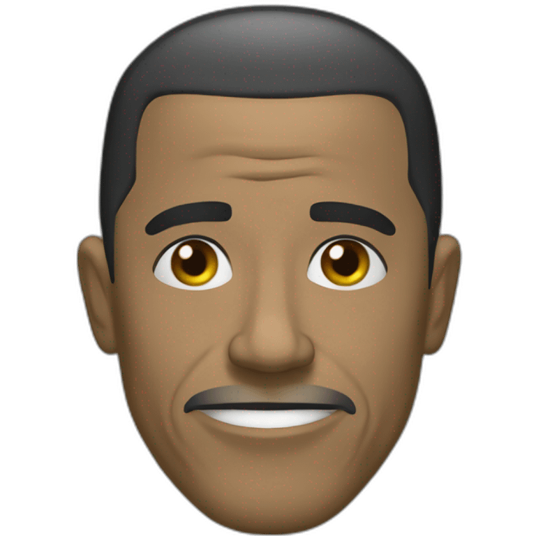 Obama fume un conne emoji