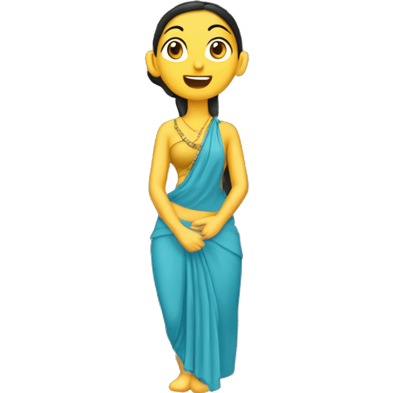 Mandakini in waterfall emoji