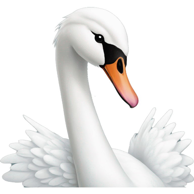 white swan emoji