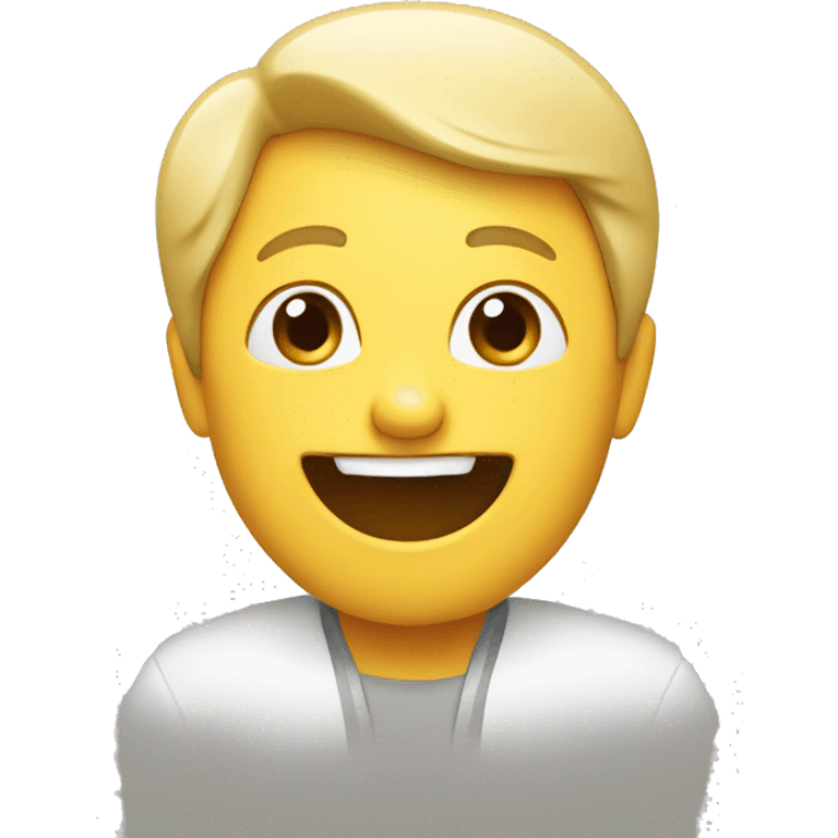 greeting waving happy person emoji