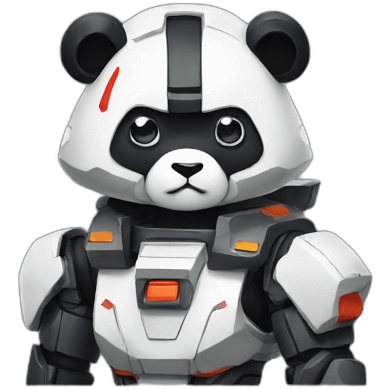 Panda-inspired-gundam emoji