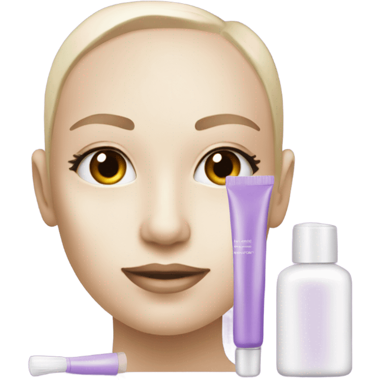 skin care Kit purple emoji