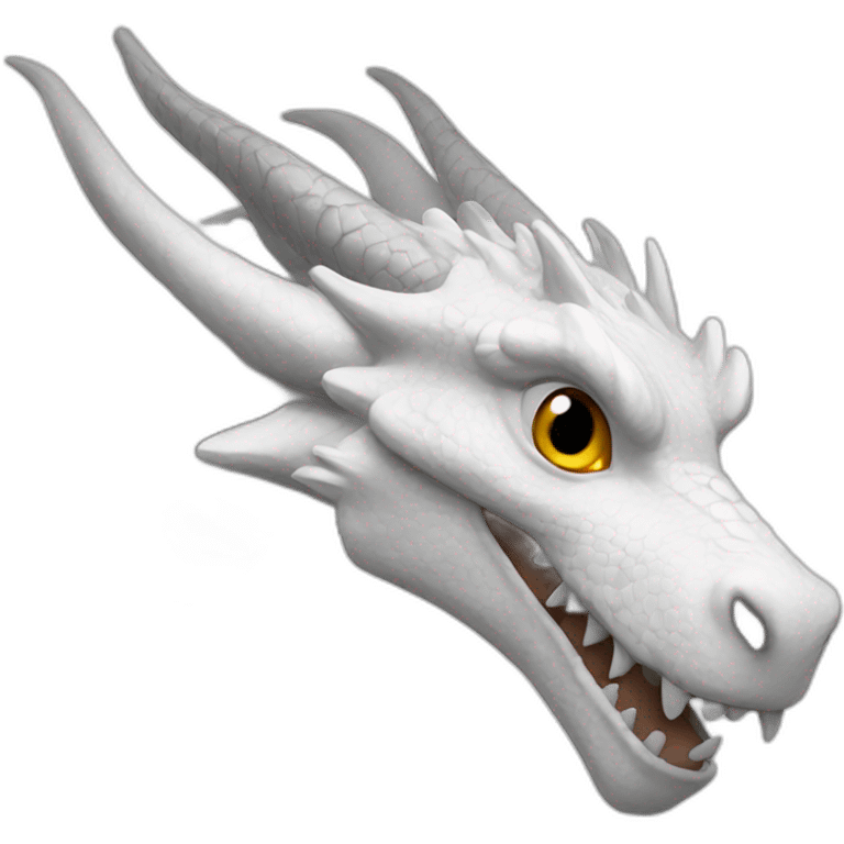 white dragon emoji