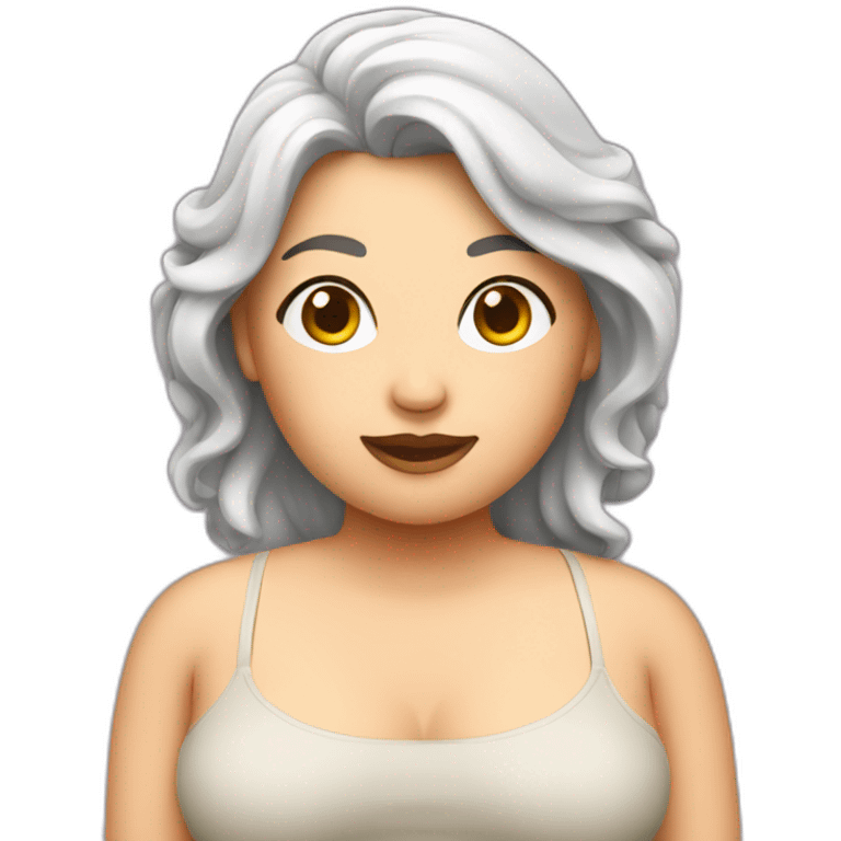 plump female body emoji