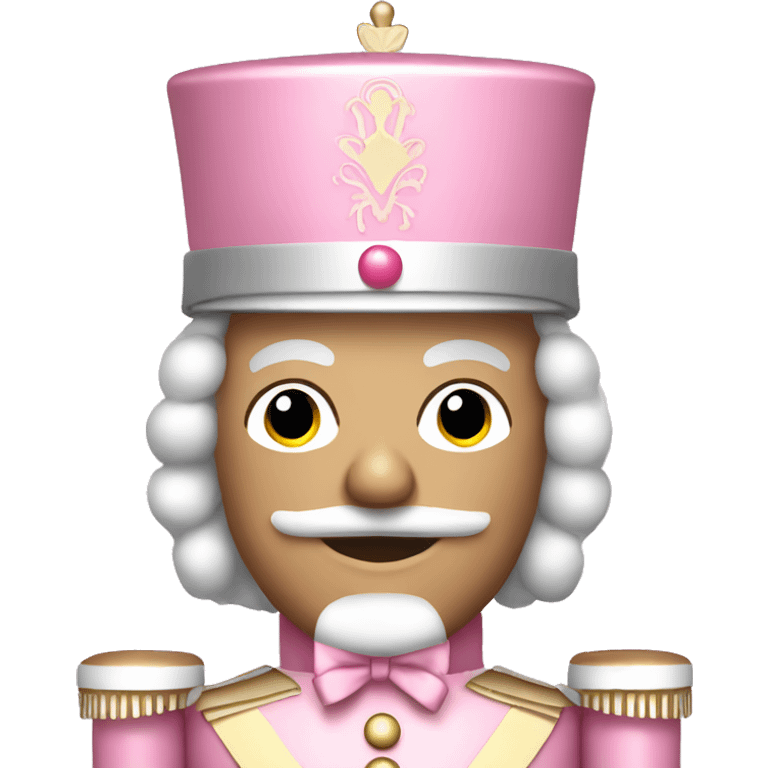 Light pink nutcracker emoji