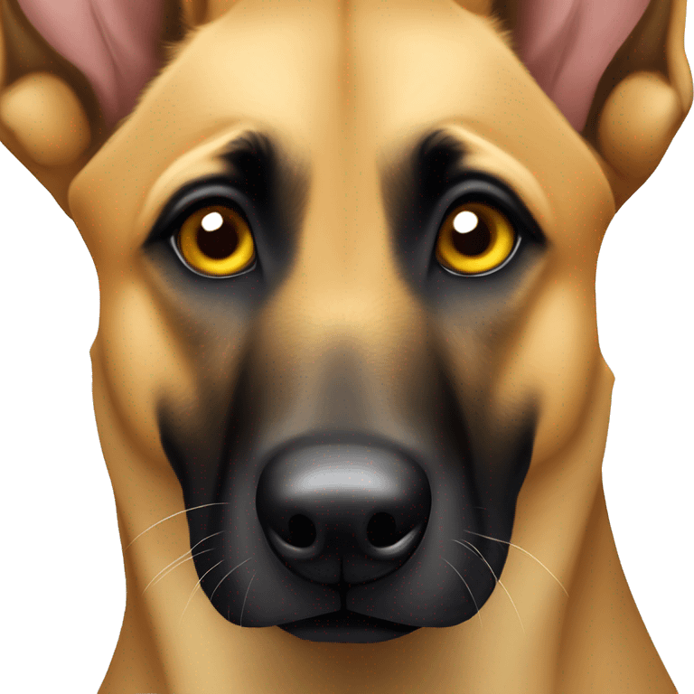 Belgian malinois eyes emoji