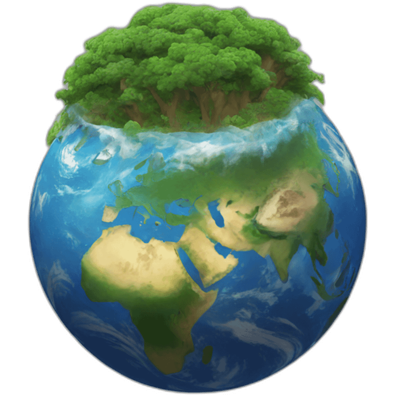 Earth BOOM emoji