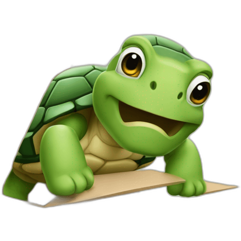 Tortue qui boxen emoji