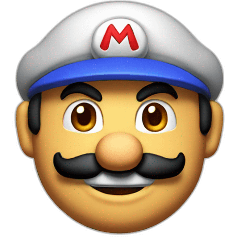 big evil mario emoji